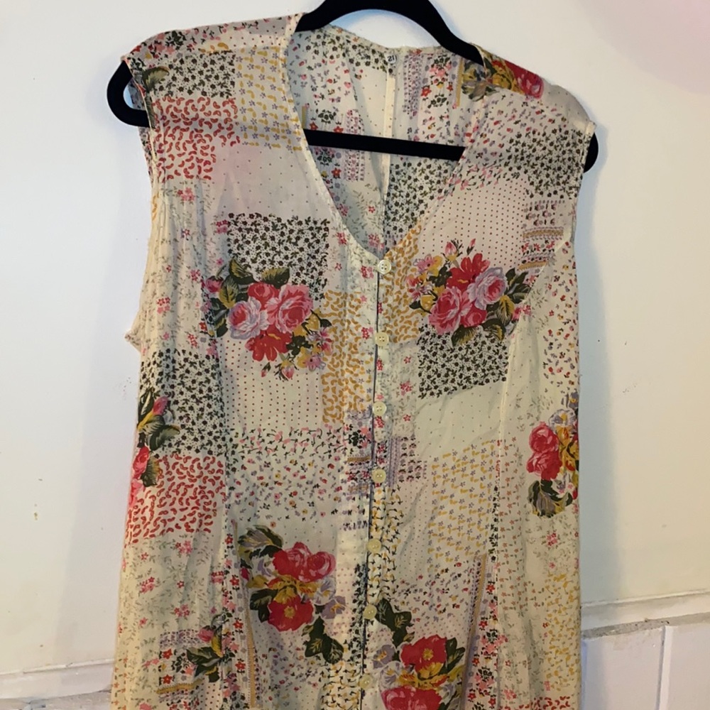 Vintage Floral Coverup/Dress